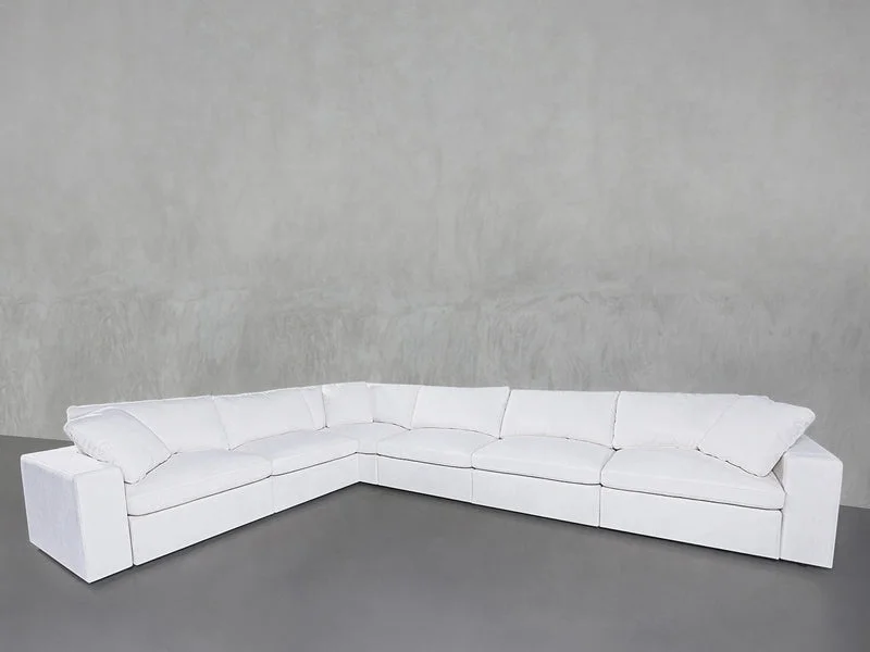 Newest Modern Classic Comfort L Shape Sofa Living Room Modular Corner Sectional Cloud Sofa