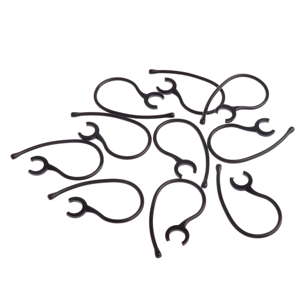 Bluetoothヘッドセットのイヤーフックループクリップの交換、10個