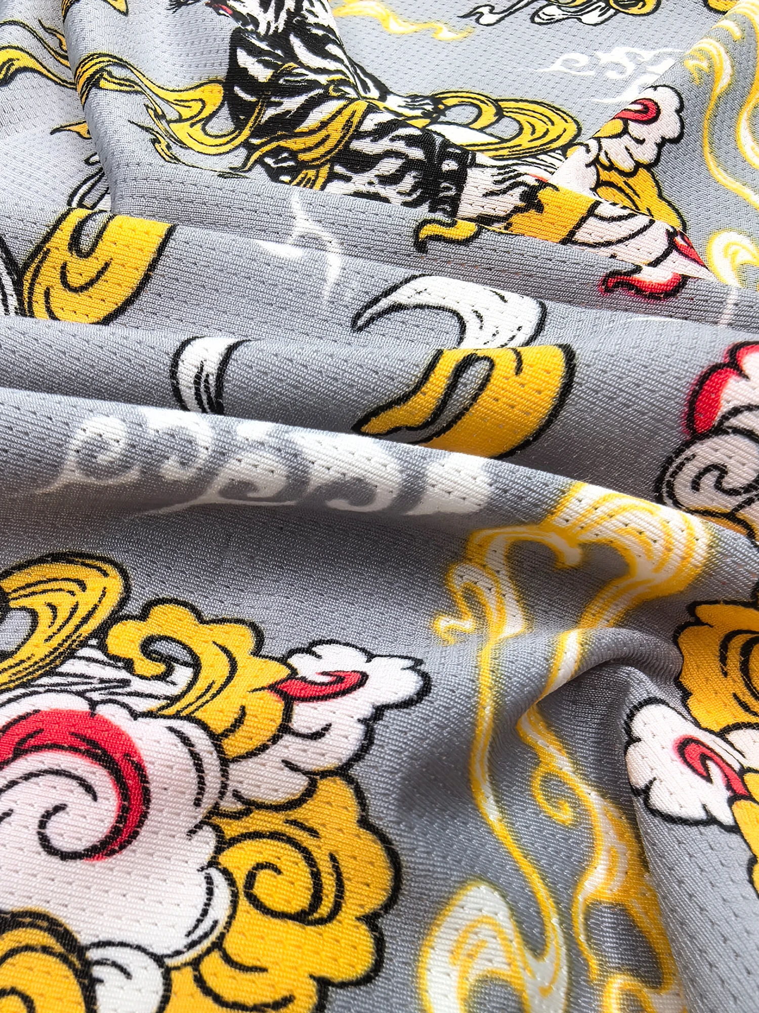 Men's Vintage Print Ice Silk Seamless Boxer Briefs Antibacterial Mid Waist Breathable Trendy Underwear 4