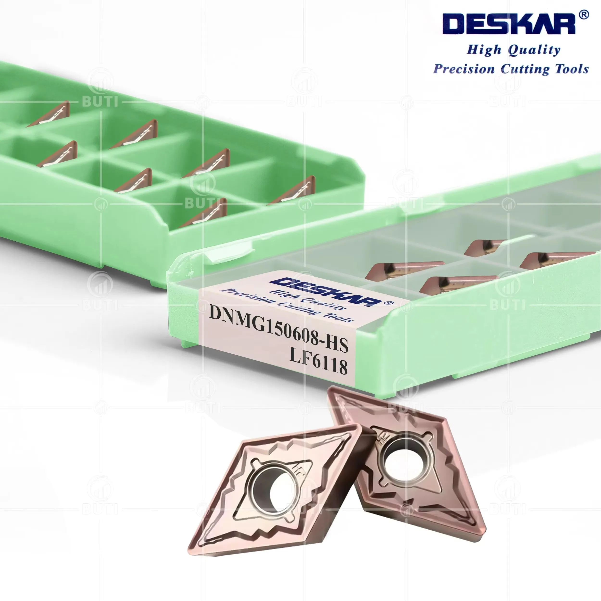 DESKAR 100% أصلي DNMG 150604 /08-HS DNMG 150604   R/08R-VF DNMG 150606   L-VF LF6018 LF6118 مخرطة CNC أداة شفرة جزء مادة سبيكة