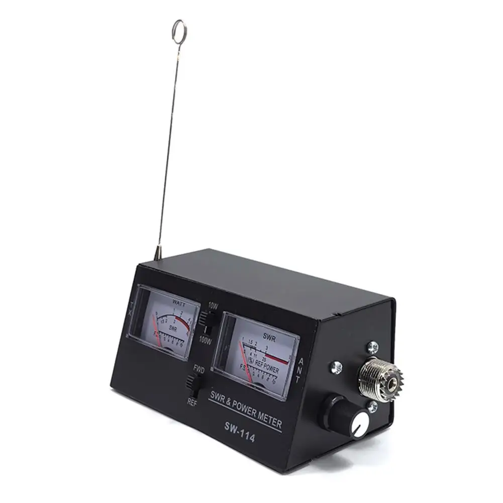 SW114 RF Power Meter for Relative Power and Field Strength Testing with VSWR Measurement for CB Antenna System