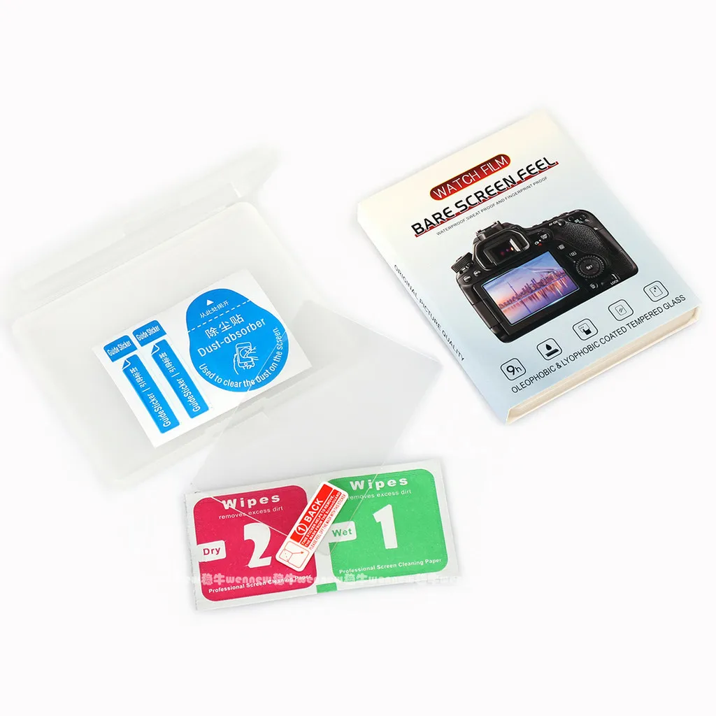 Camera Tempered Glass Screen Protector for Canon EOS R50 R50V R100 R10 RP R8 R7 R6 M50 M100 M6 Mark II PowerShot V10