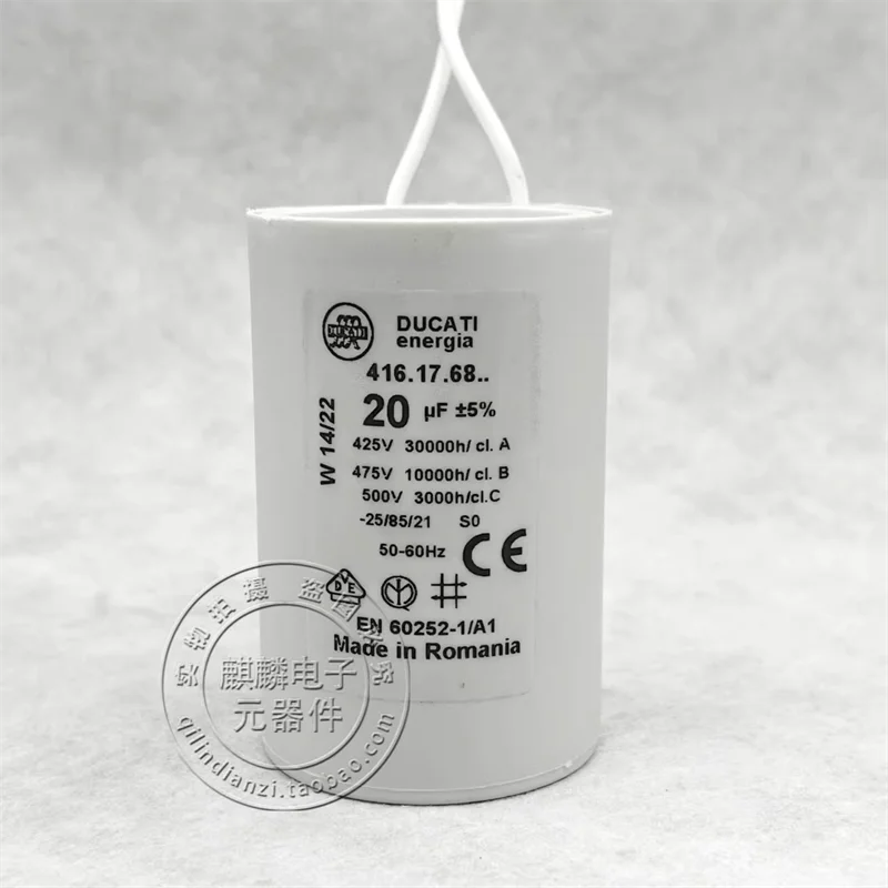 416.17.68 20UF 425V-500V imported original starting capacitor origin Romania