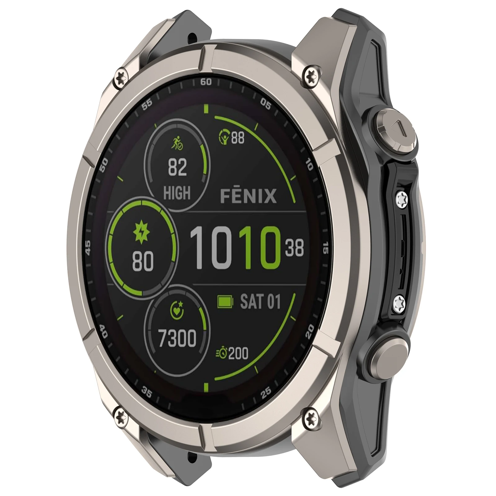 Smart Watch Metal Bumper for Garmin Fenix 9/8 Tactix 8 Quatix 8 Fenix 8 47mm 51mm Accessories Metal Anti-collision Strip Cover
