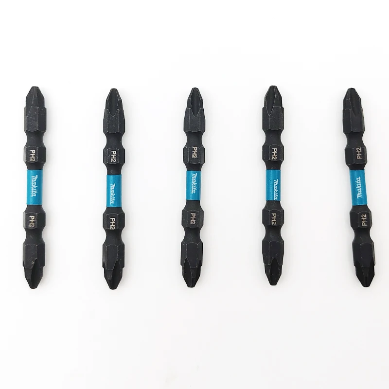 Makita PH2 X PH2 65MM Impact Double Ended Screw Bit High Hardness Wear Resistant Double Headed Long-life Tool Accessories