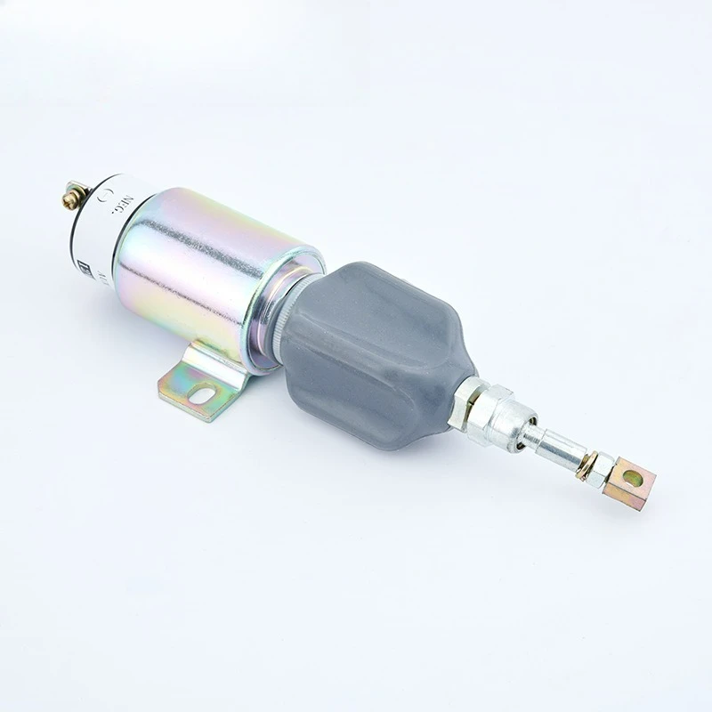 Diesel Engine Parking Solenoid Valve Two-way Hydraulic Normally Closed Variable Speed Throttle Flameout Fuel Switch 12V24V