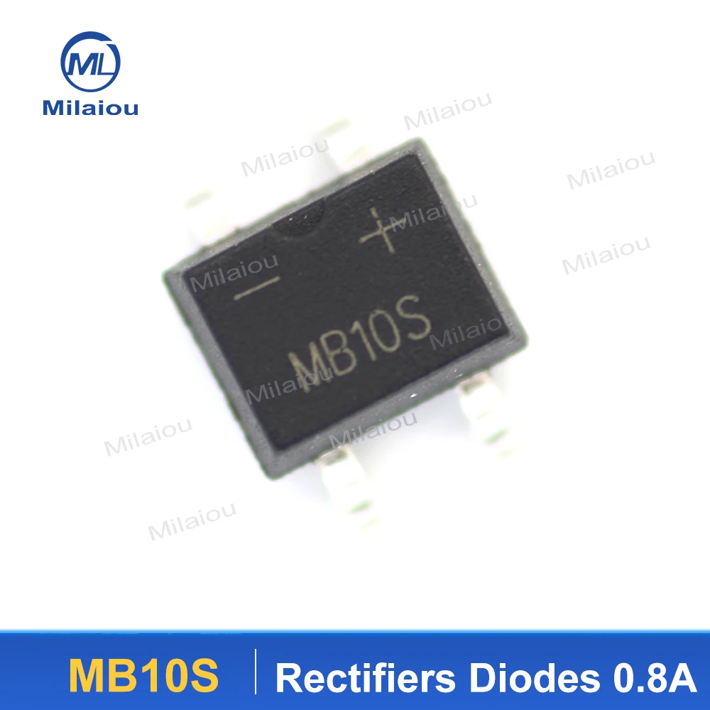 Diode Bridge Rectifier MB10S 0.5A 1000V Bridge Reverse Voltage Brand New