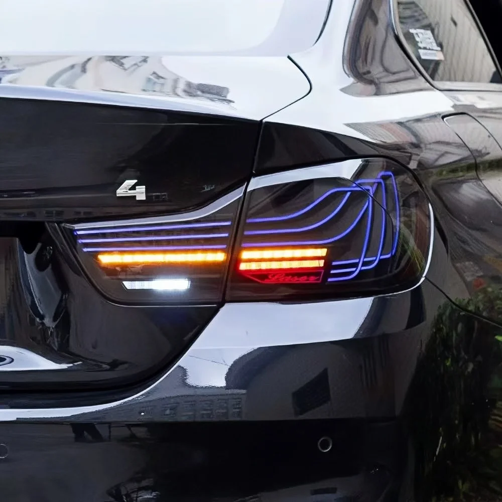 

Светодиодный задний фонарь RGB для BMW серии 4 M4 CLS F32 F33 F36 F83 F82 425i 2013-20 Задний фонарь дневного света автомобильный