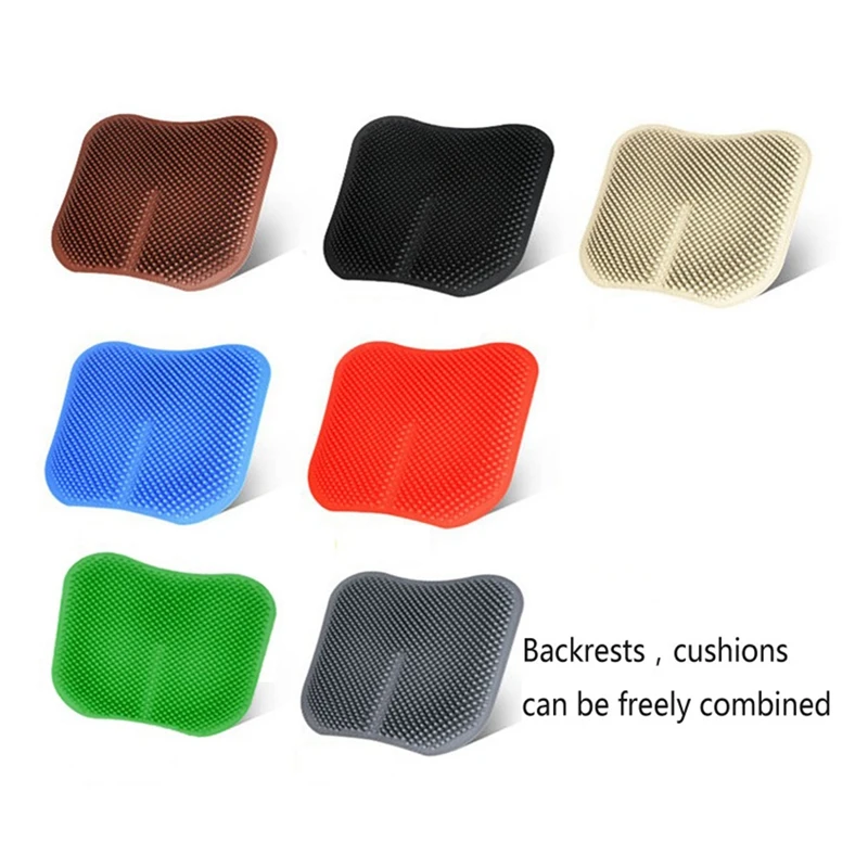 Car Silicone Cushion Four Seasons Universal Breathable Cool Cushion Cool Cushion Silicone Soft Cushion Car Supplies