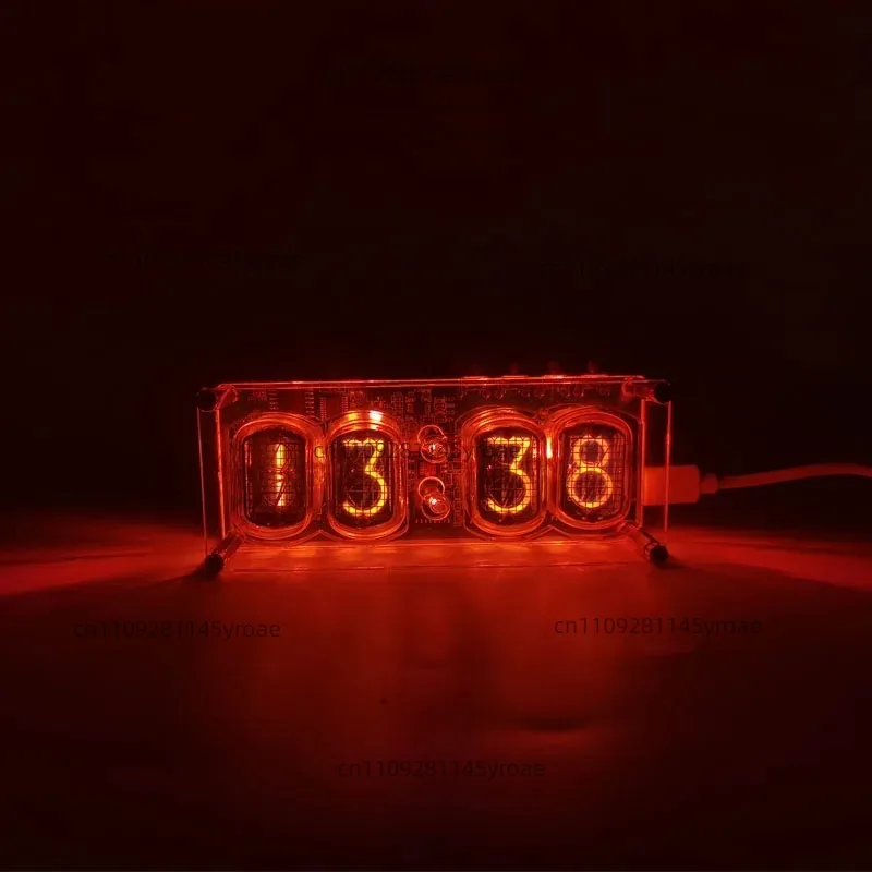 DIY Desktop Illumination‑Display In12 Vintage Glow‑Discharge Tube Colorful Lighting Hardware Component