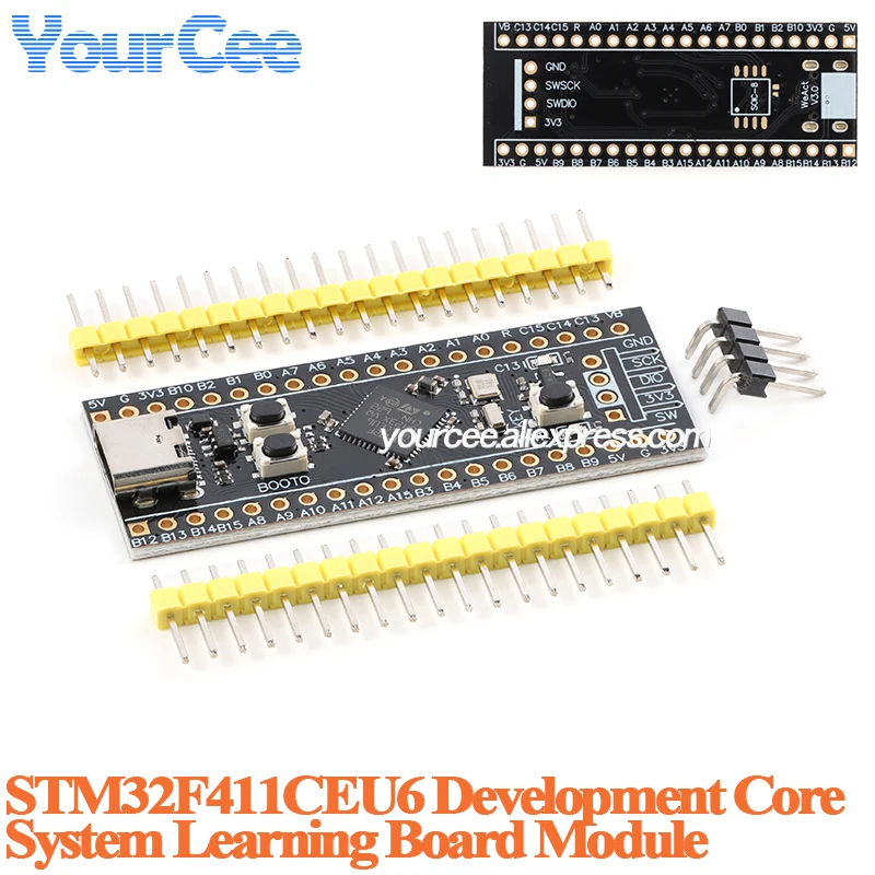 5 szt./1 szt. STM32F401 STM32F411 STM32F401CCU6 STM32F411CEU6 STM32F401RCT6 Minimalny Systemowy Moduł Płytki Rozwojowej do Nauki i Rozbudowy Systemów — zdjęcie 4