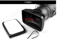 16:9 DV Wide square lens hood cover Screw Mount for Video film cinema Camcorders lens 30 37 43 46 49 52 55 58 62 67 72 77