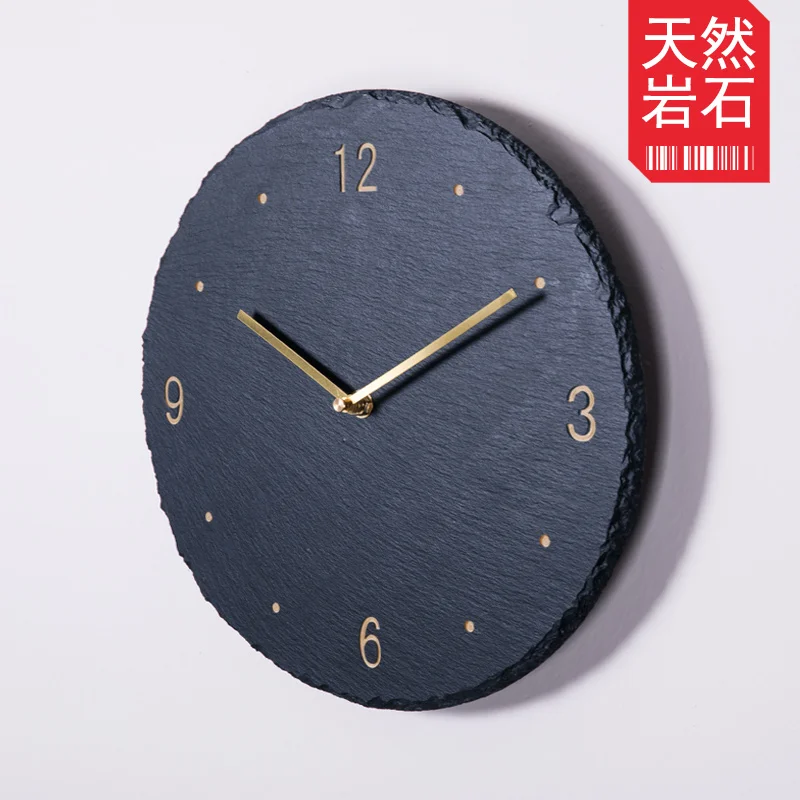 Creative Large Wall Clock Living Room Slate Modern 3d Gold Air Art Decorative Clock Household Silent Bedroom Reloj Decor SC443