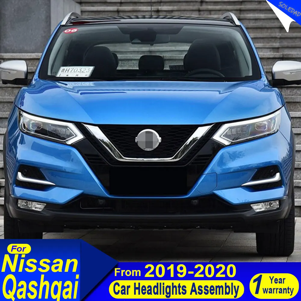 

Автомобильные фары для Nissan Qashqai 2018-2020: ДХО (дневные ходовые огни), светодиодные противотуманные фары, аксессуары, фары Dualis, установка Plug and Play