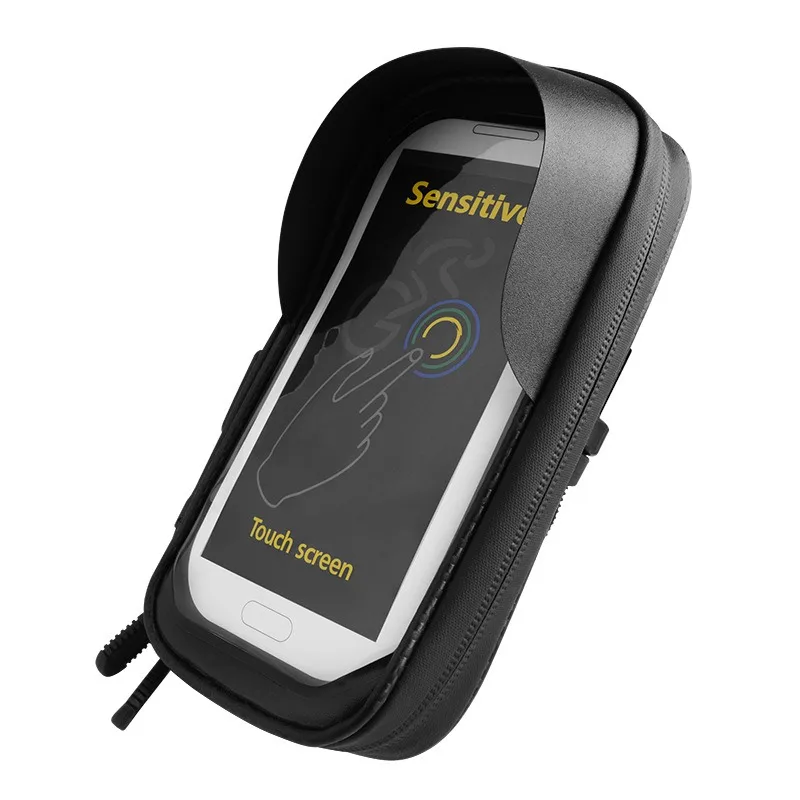 Bicycle Touch Screen Mobile Phone Holder Bag, Pressure-calibrated Waterproof Design, Suitable for Mountain Bike Riding