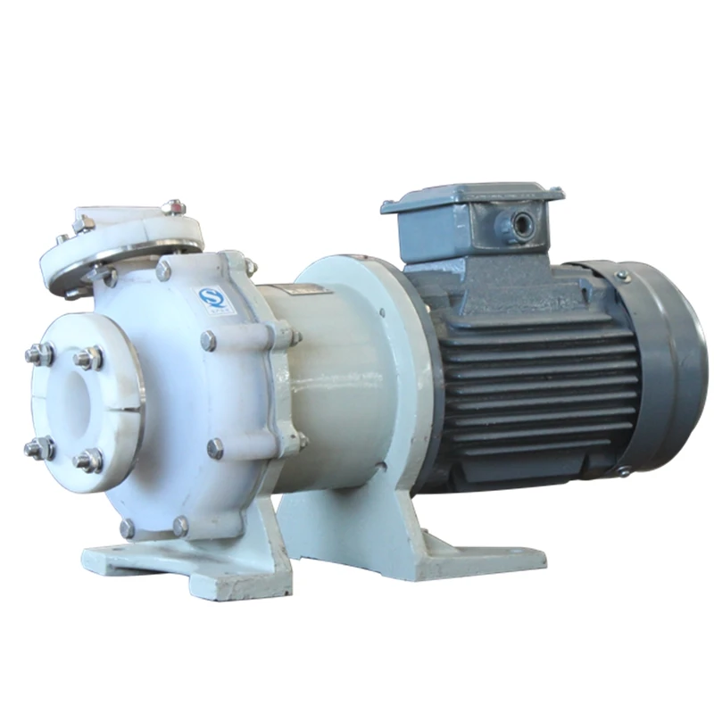 مبطنة بالفلور ارتفاع ضغط مقاومة للتآكل HNO3 الصناعة الكيميائية مضخة مغناطيسية قوية ذاتية التحضير #6