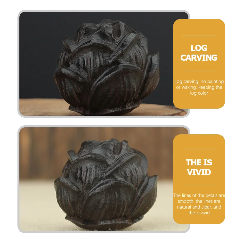 

Wood Beads Polished Carved DIY Jewelry Charm for Buddha Jewelry Craft Making DIY Wood Beads