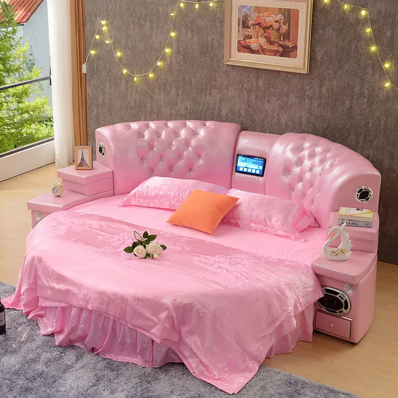 Rundes Bett, Doppelbett, Hochzeitsbett