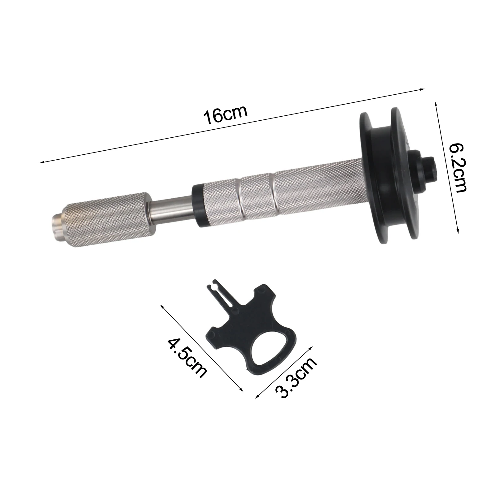 من خلال أداة المحور لحارس سلسلة الدراجة لتنظيف وفحص حماية Derailleur الخلفية وحماية نقل حاجز الفرجار