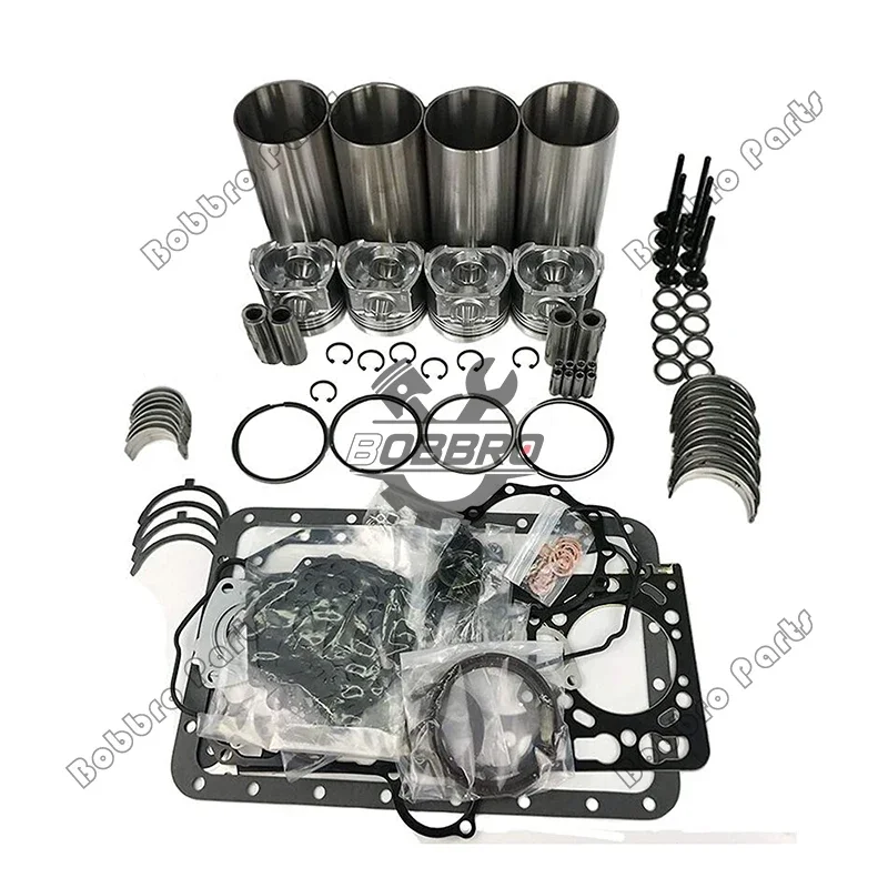 V1405 V1405L Overhaul Rebuild Kit For Kubota Tractor NZ210 Loader 605 606 Combine R1-30 R1-301 R1-301T R1-35 R1-351T GT3 X-24