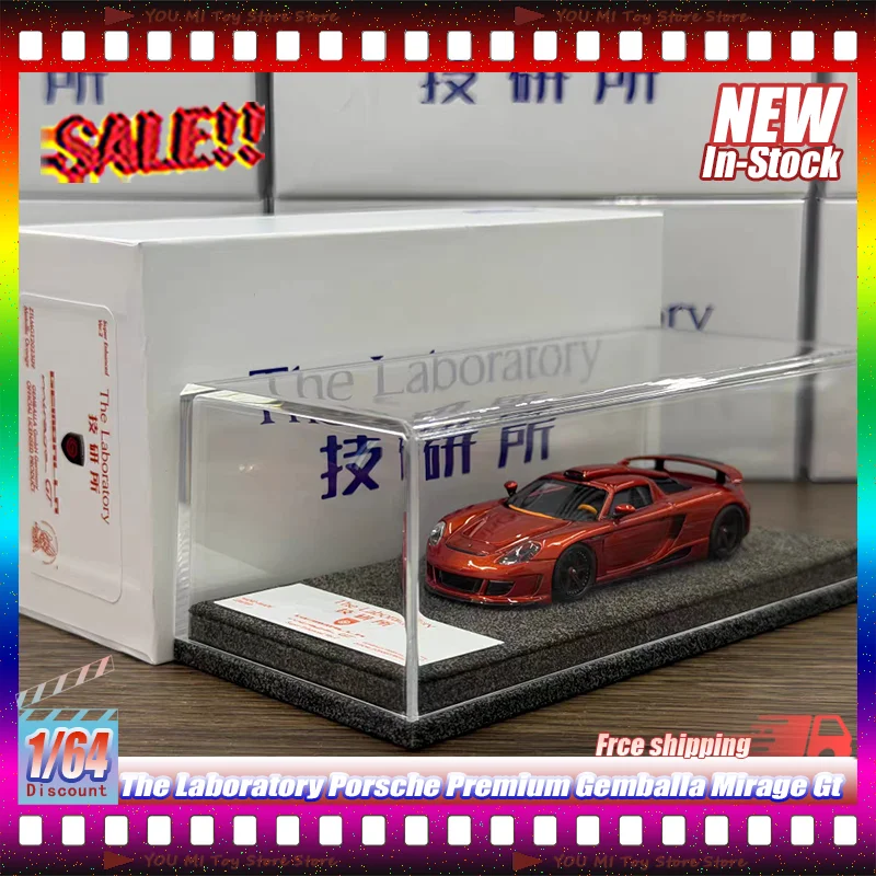 

1:64 New Stock The Laboratory Porsche Premium Gemballa Mirage Gt High Detail Resin Car Models For Adult Collection Display Gifts