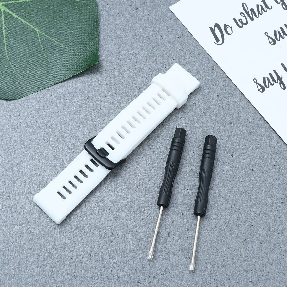 

Silicone White Pc Hard Rubber Breathable Lightweight Waterproof Protective Strap Adjustable Compatible Forerunner 945 935