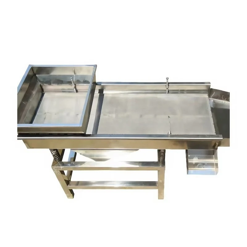 Stainless steel for food industry, linear model vibration, sorting screen grain, cleaning linear vibration equipment