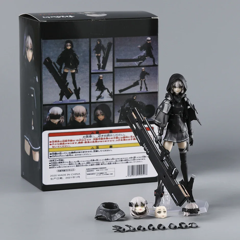 Figma 485 نوع السلاح الثقيل فتاة المدرسة Ichi عمل آخر الشكل البلاستيكية لعبة مجسمة الديكور أنيمي تمثال هدية