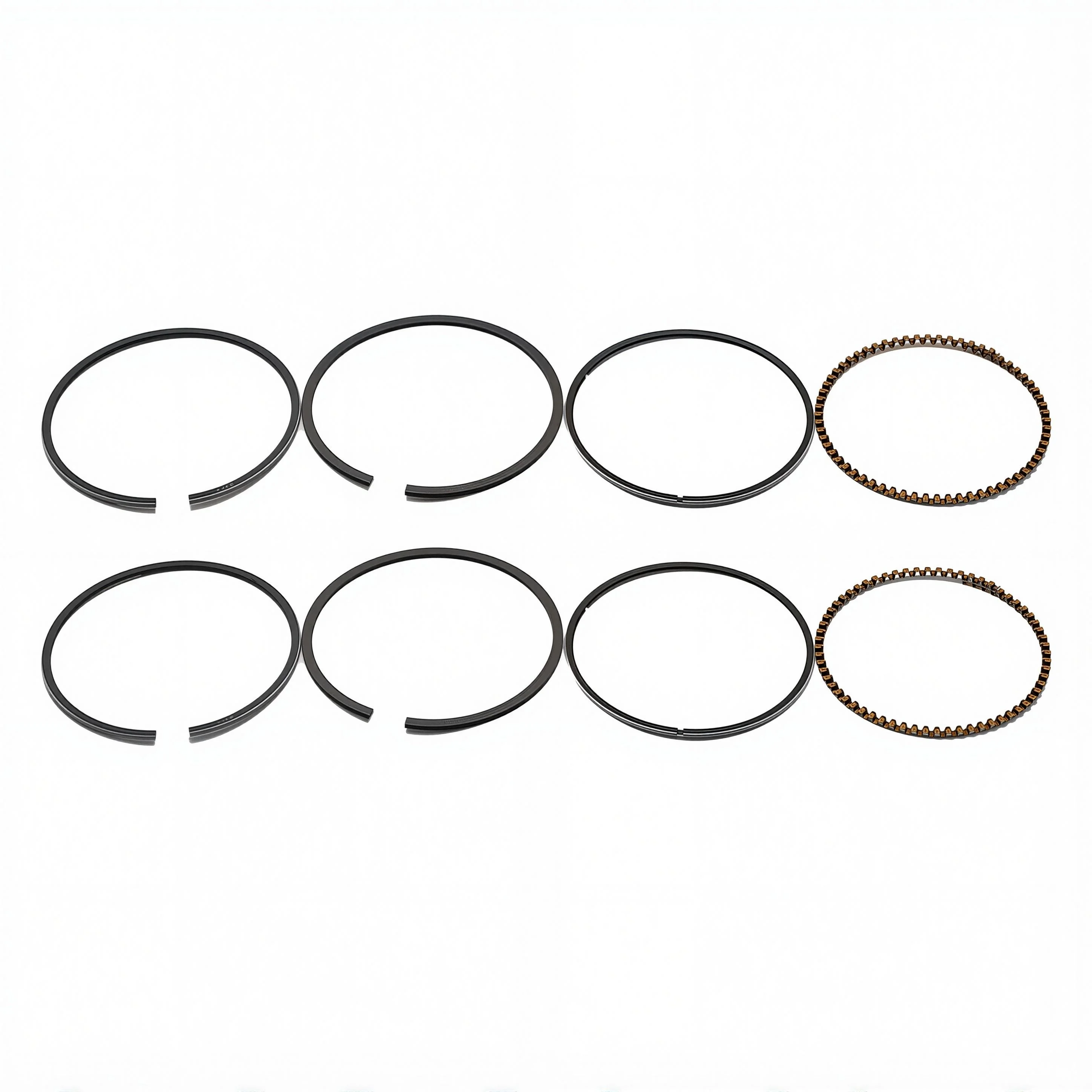 2pcs 68mm Piston Rings Kit for Honda GX160 GX 160 5.5 HP GX200 6.5HP 168 Gas Engine Grass Cutter Machine Mower