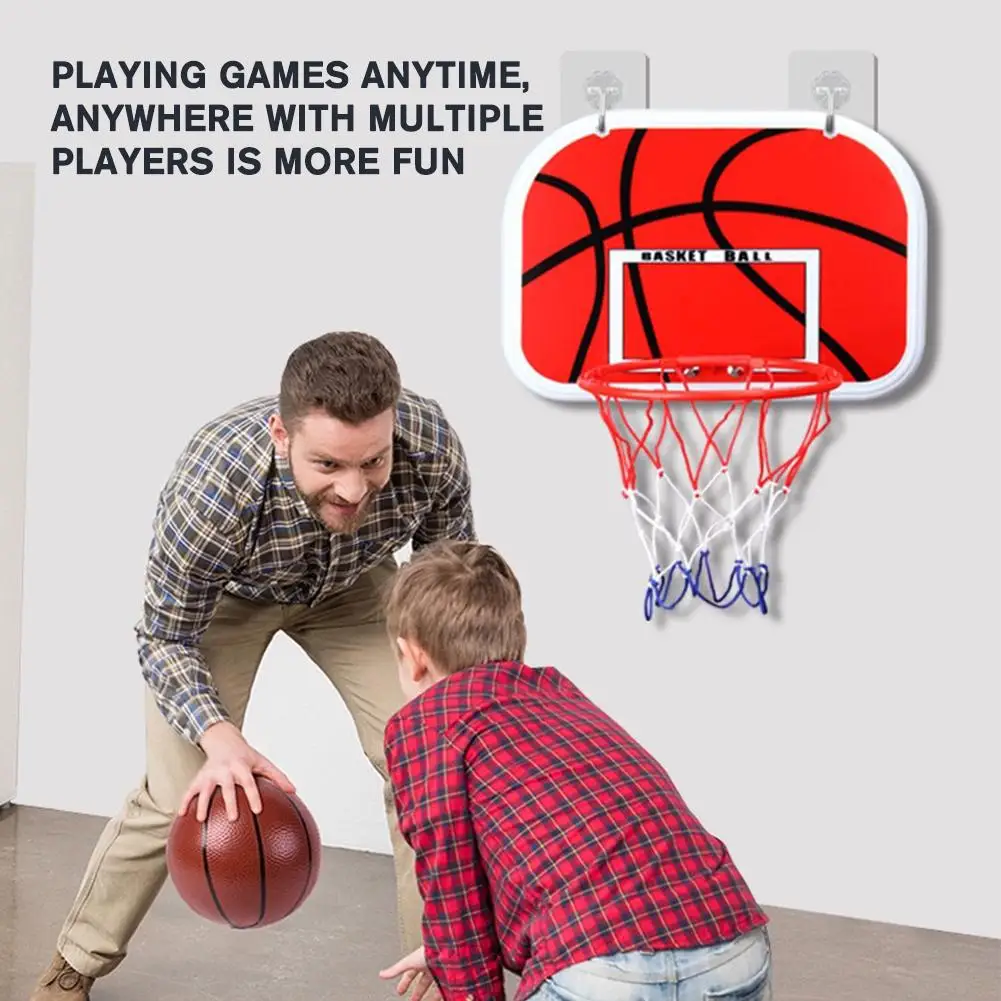 

Basketball Hoop Mini Game Indoor Rack For Kids Children Favor Wall Shooting Board Frame Lifting Basket Indoor Basketball Ho Y1E5