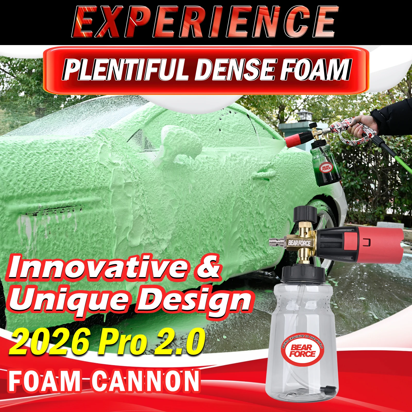 Cañón de Espuma para Nieve de - Pressure Washer Foam Gun reseña y precio