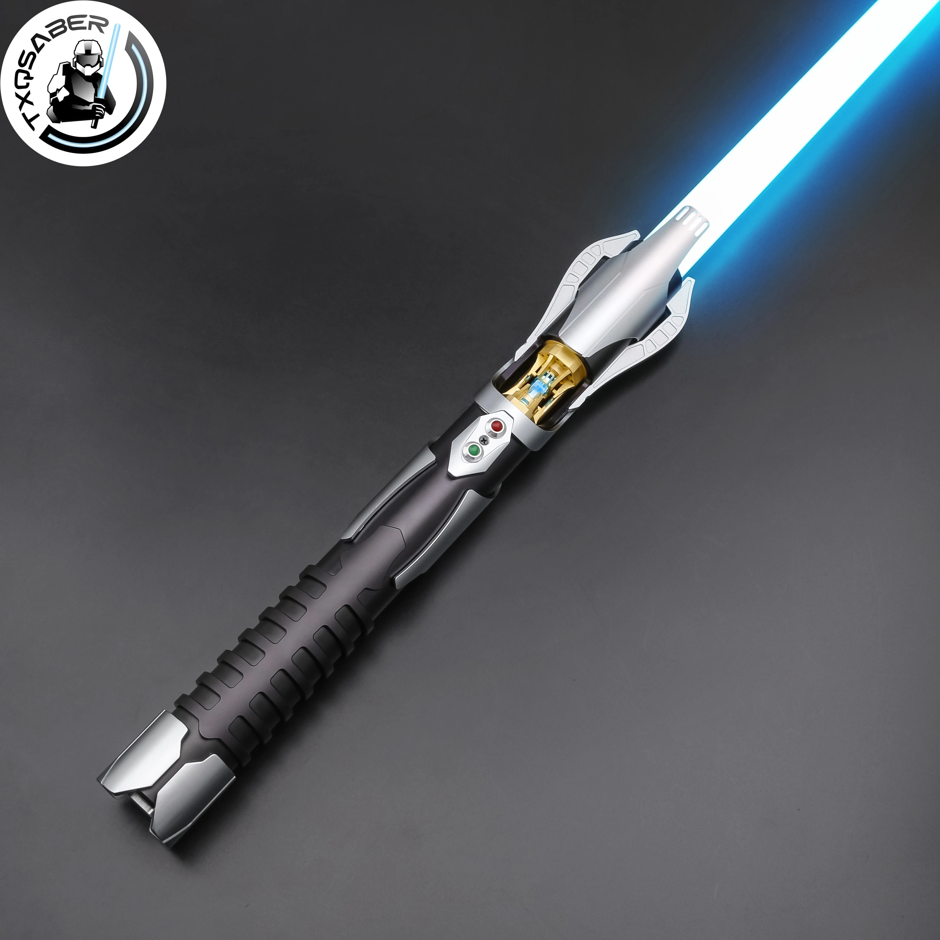 

TXQSABER Lightsaber General Light Sword SD RGB Neo Pixel Metal Hilt Smooth Swing FOC Blaster Laser Sword for Cosplay Adult Toys