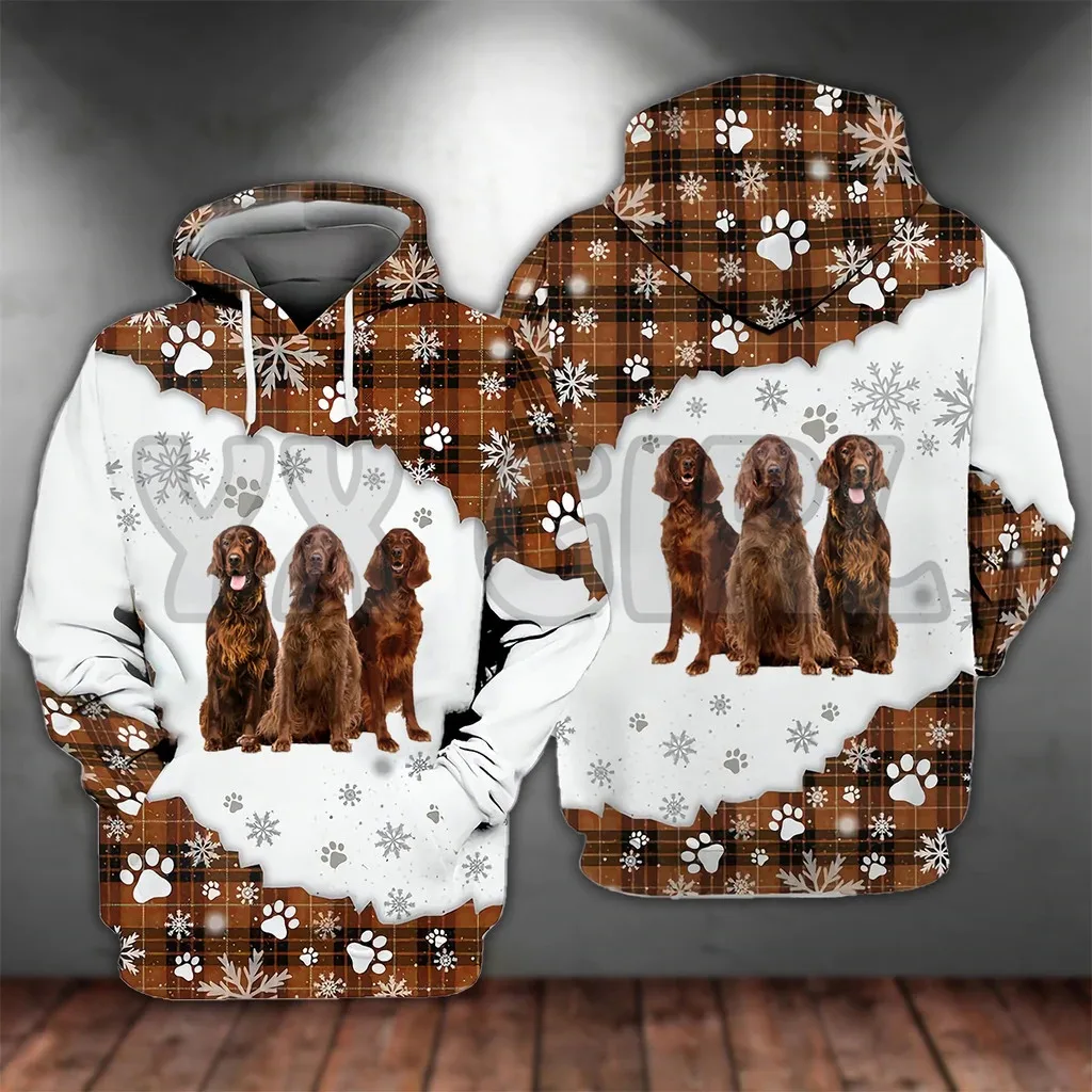 Labrador Happy Holiday Hoodie Cetak 3D Pullover Uniseks Hoodie Anjing Lucu Olahraga Jalanan Kasual