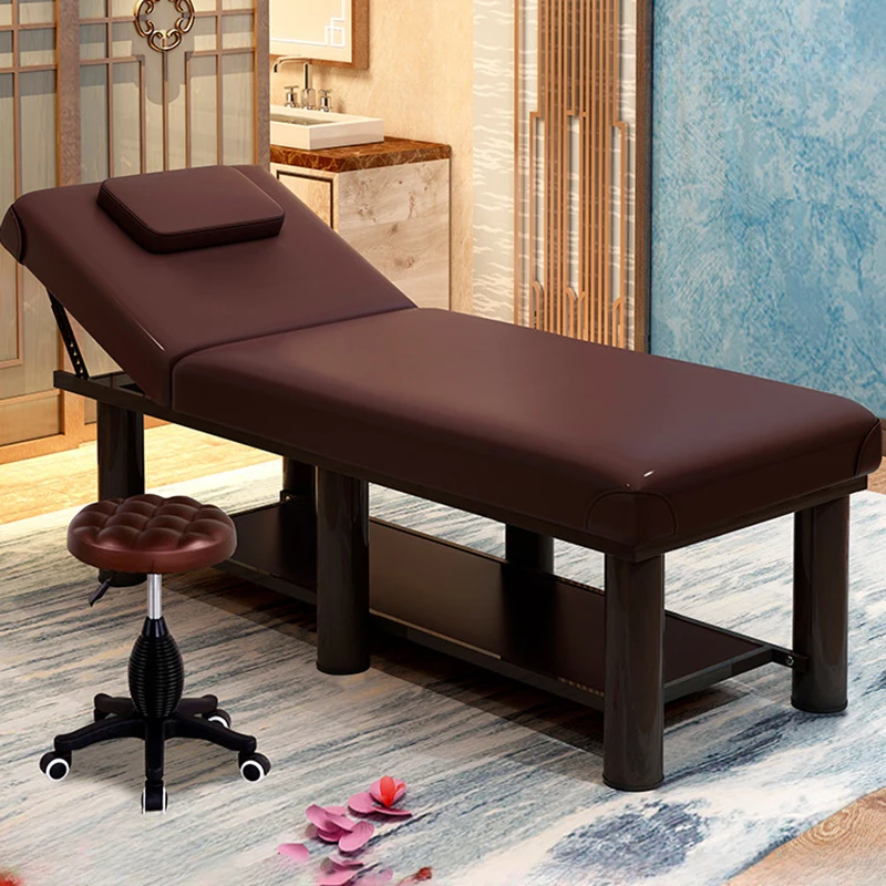 

Speciality Beauty Lash Bed Tattoo Spa Face Massage Table Metal Adjust Comfort Lettino Estetista Salon Furniture KMMT