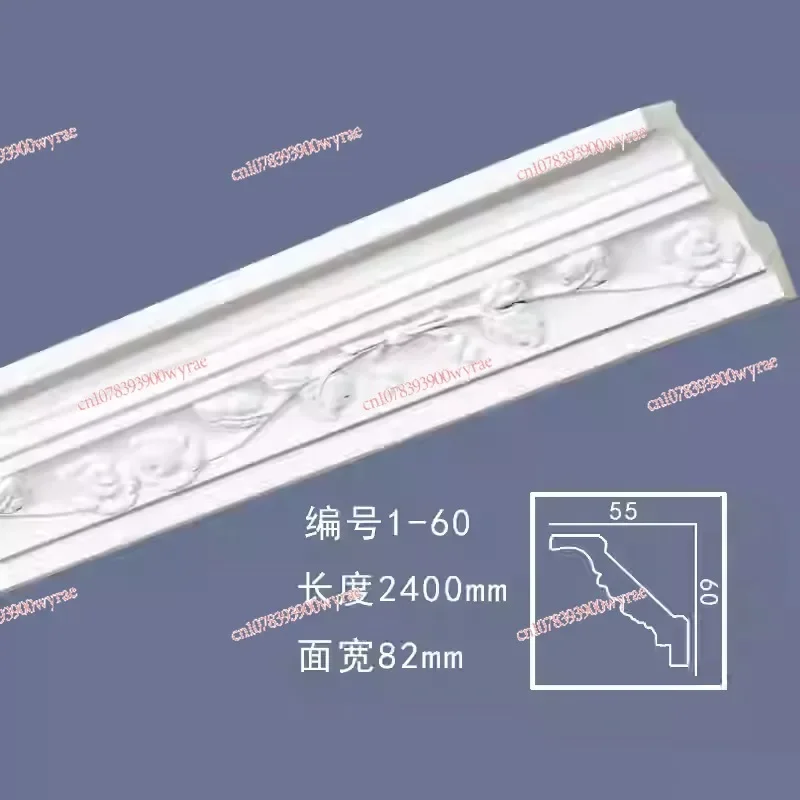 New Designs Plaster Gypsum Cornice Molds and The Top Corner Line Imitates Gypsum Line