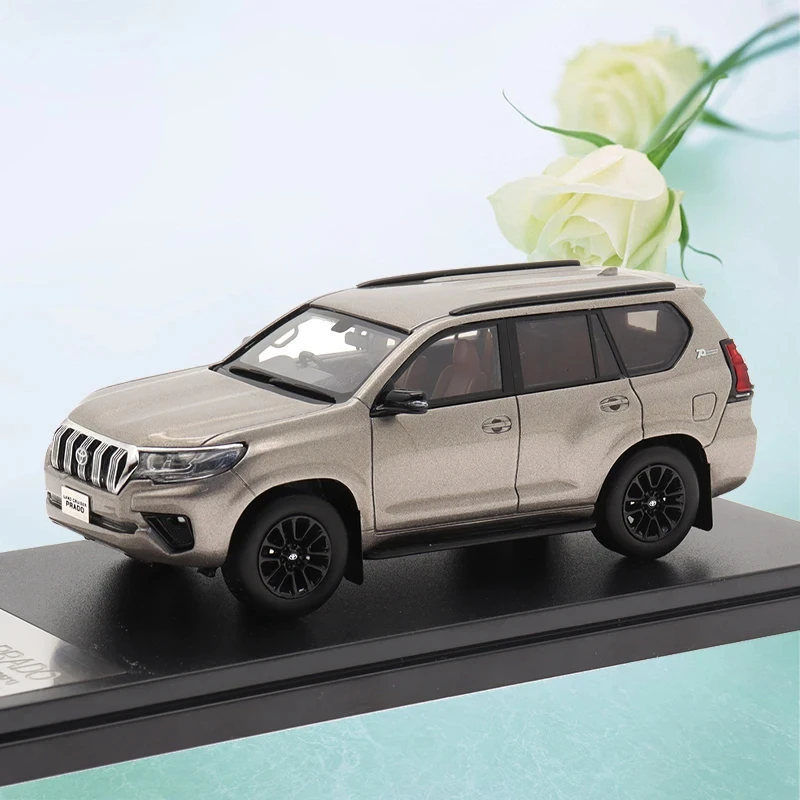 

1/43 Resin Car Model LAND CRUISER PRADO TX L SUV 70th 2021 Refined Version Car Simulation Die Cast Vehicles Collectible Decora