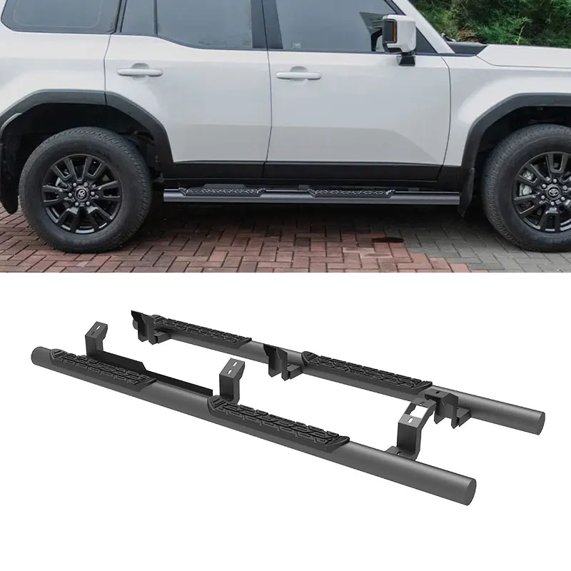 

Heavy Duty Anti Slip Design 4X4 Pickup Accessories Steel Side Step Pedal Nerf Bar Running Board for Land Cruiser LC250custom