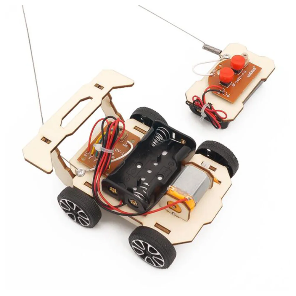 Science Education Technology Small Production Diy Wireless Remote Control Car Science Experiment Technological Rc Car