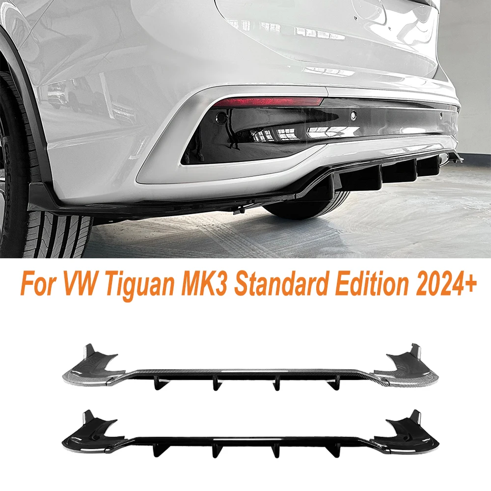 

Задний бампер, диффузор, спойлер, сплиттер, защита для VW Tiguan MK3 Standard Edition 2024+, автомобильный Стайлинг, автоаксессуары