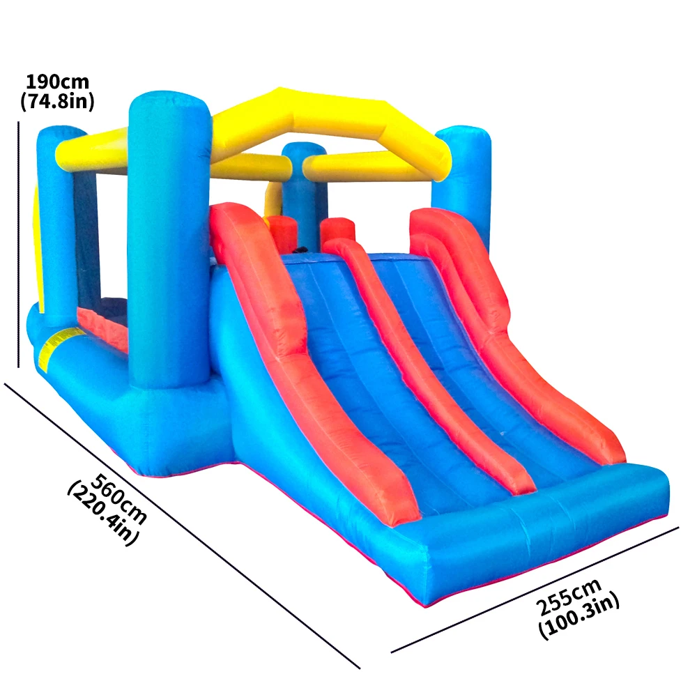 Factory Double Slide Funny Inflatable Jumping Castle Cheap Bounce House Inflatable Bouncer