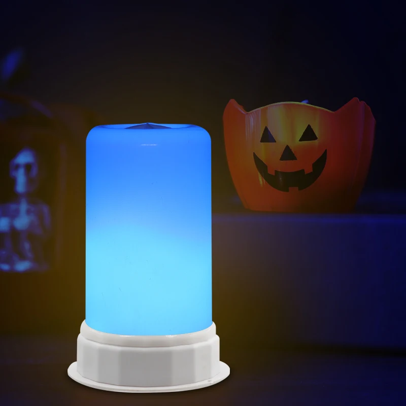 LED لهب ضوء هالوين عديمة اللهب شمعة نموذج البطارية ضوء تيار مستمر 5 فولت قابلة للشحن عكس الضوء ضوء الليل ساحة LED مهرجان ديكورا