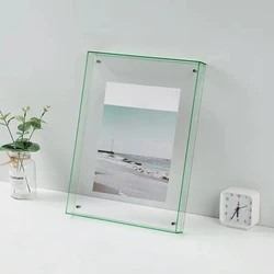 Colorful Laser Acrylic Photo Frame Transparent Ins Style Picture Frame DIY Poster Bedroom Wall Mounted Decoration