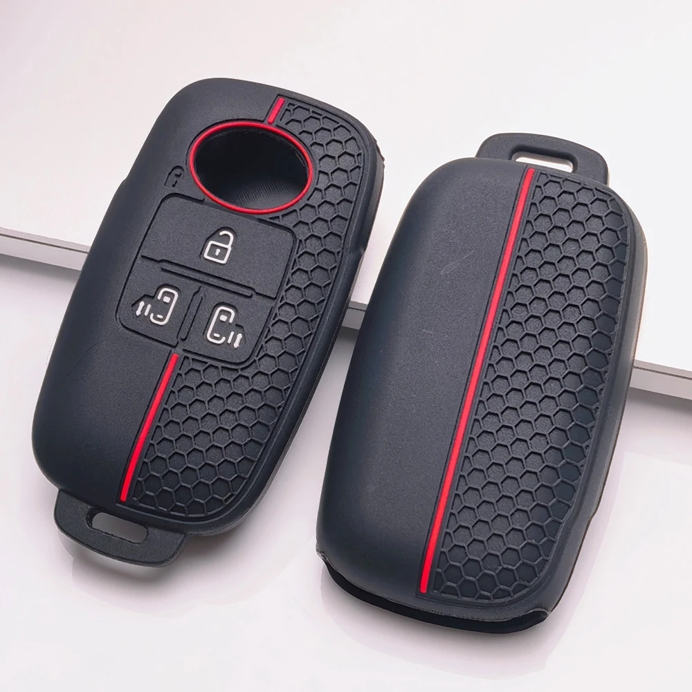 Key Fob Cover for Toyota Raize Rocky Tanto Rex Perodua Ativa Dual Sliding Anti-Scratch Shockproof Soft Grip Button Friendly