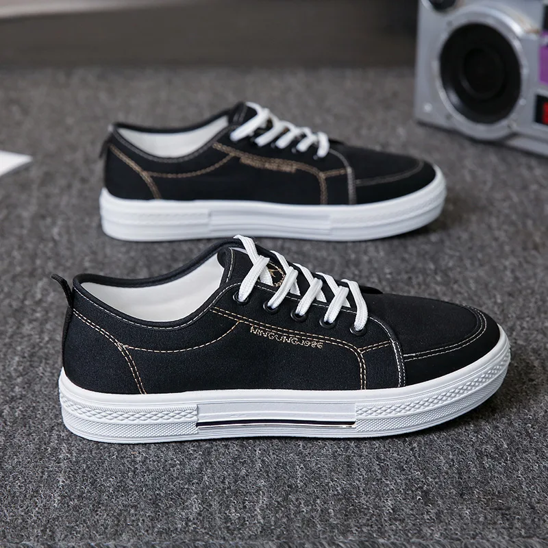 canvas-shoes-men's-spring-and-autumn-new-versatile-casual-board-non-slip-flat-student-breathable-casual-sports-shoes