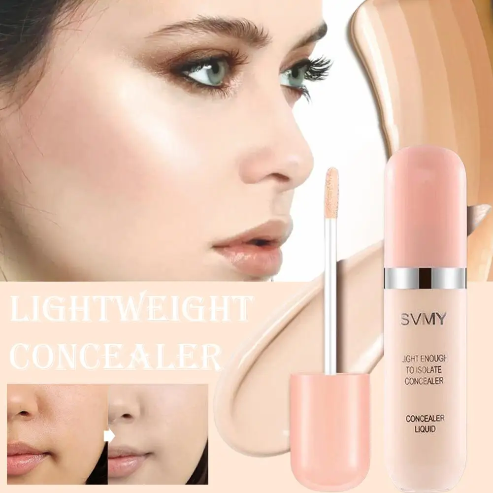 Natural Full Coverage Liquid Concealer Makeup, Lightweight Color Correcting Long-Lasting Covers Under Eye Dark Circles & Blemish