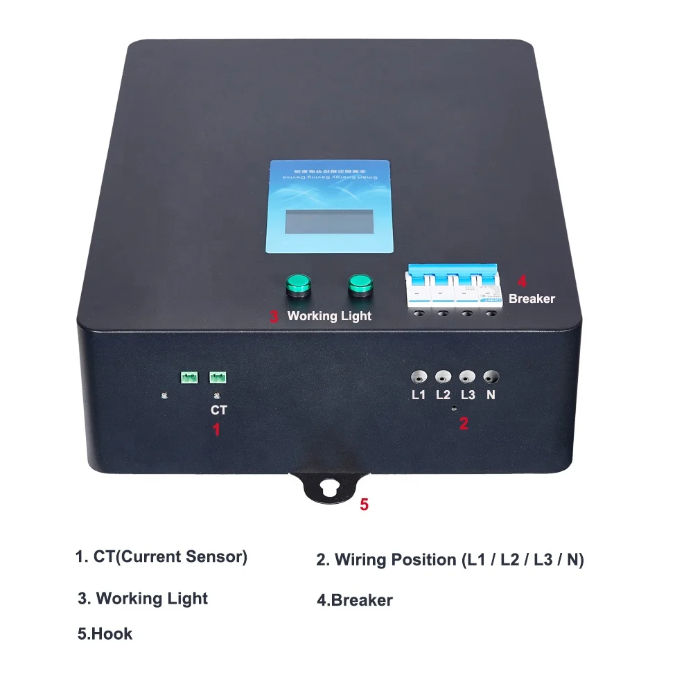 Reactive Energy Compensation Equipment 380v 3 Phase Voltage Stabilizer Power Saver Energy Electricity
