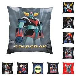 Goldorak Grendizer Pillow Case for Sofa Anime UFO Robot Goldrake Luxury Cushion Cover Square 3D Printing Custom Pillowcase