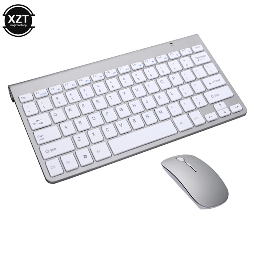 2.4G Wireless Keyboard and Mouse Protable Mini Keyboard Mouse Combo Set For Notebook Laptop Mac Desktop PC Computer Smart TV PS4