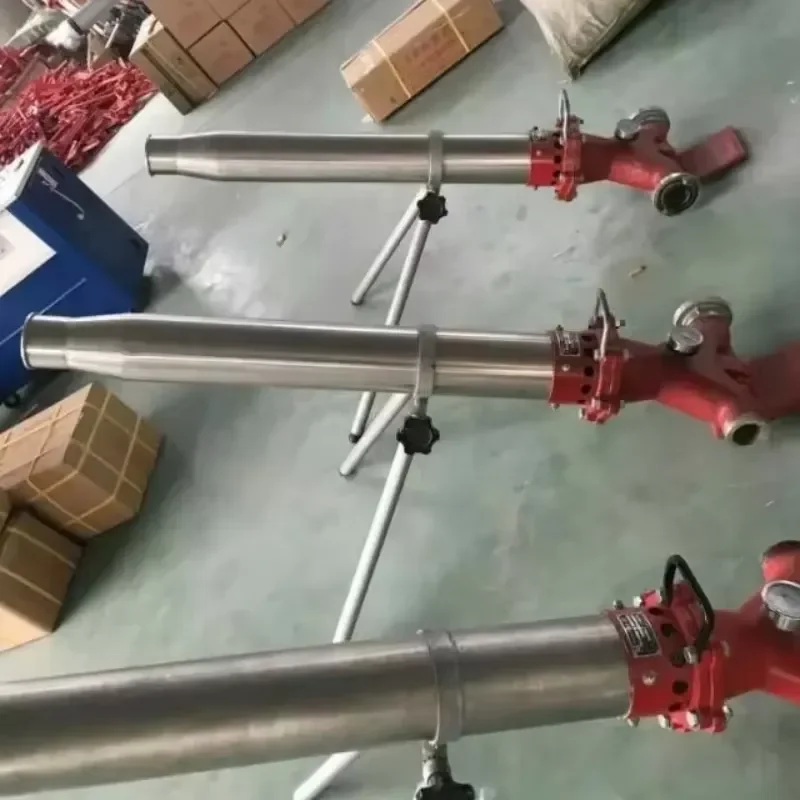 2026 Factory Price 32L/S Flow Rate 0.8MPa Pressure Firefighting Foam Air-foam Cannon With 80mm 2 Inlets for