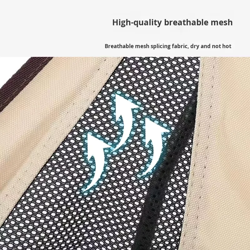 High Back Aluminum Solid Wood Folding Camping Chair Lightweight Outdoor Picnic Beach Hiking Living Room Camp Chair